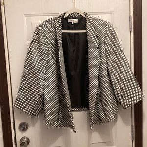 Black And White Blazer Size 24W, Jones studio